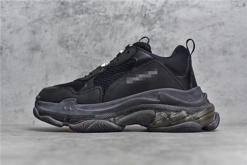 PK God Balencia Paris triple s all black 2019 version newest sole official with retail materials ready to ship